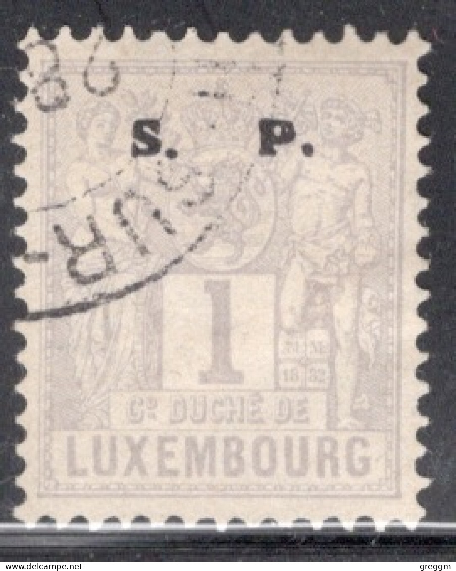 Luxembourg 1882 Single Postage Stamps Of 1882 Overprinted "S.P." In Fine Used - Service