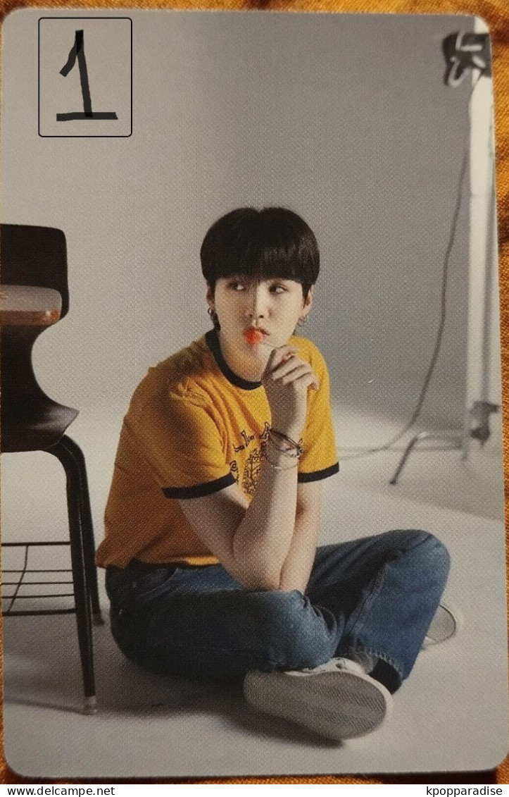 Photocard BTS  2022 January Issue Suga - Varia