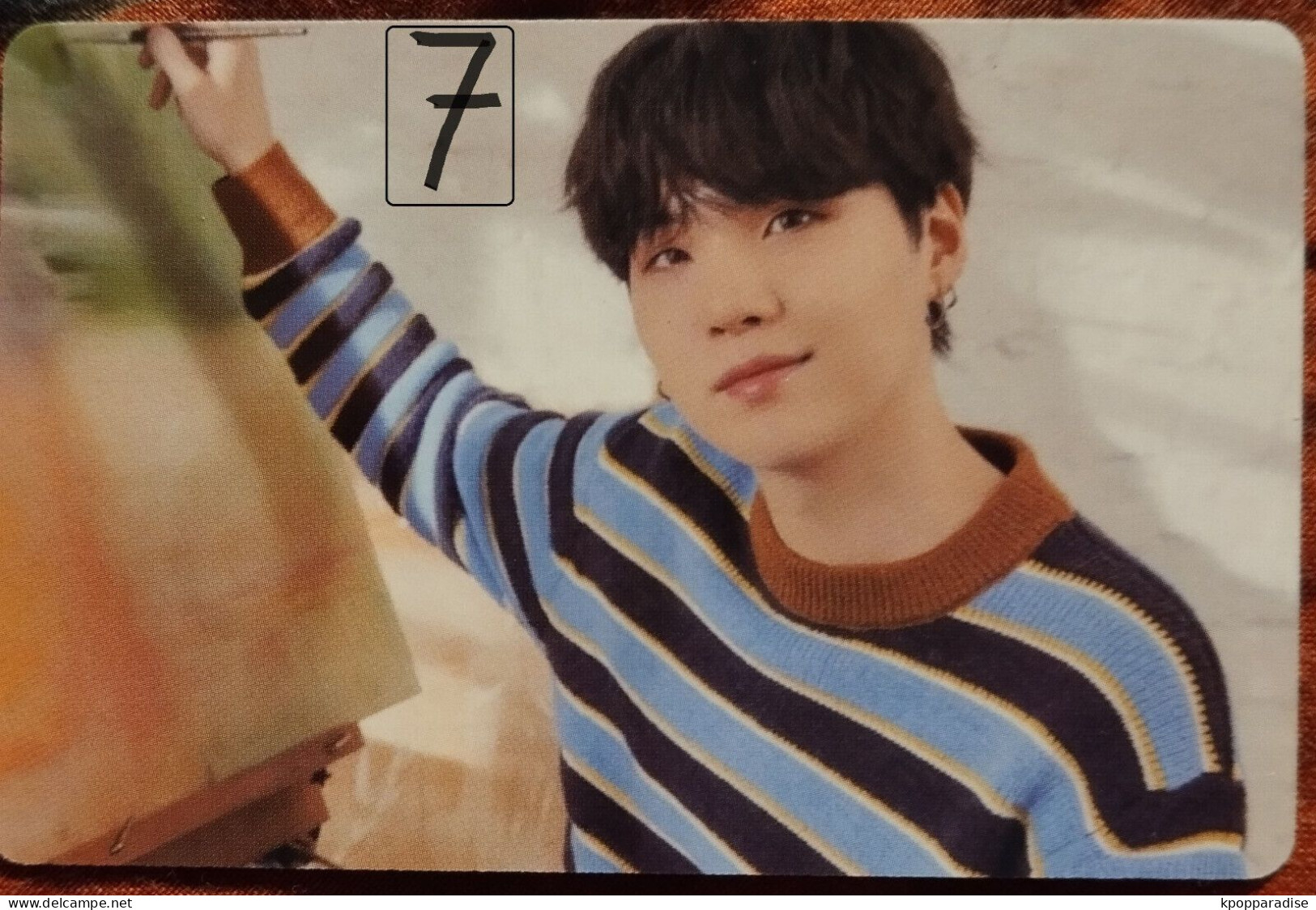 Photocard BTS  2022 January issue Suga