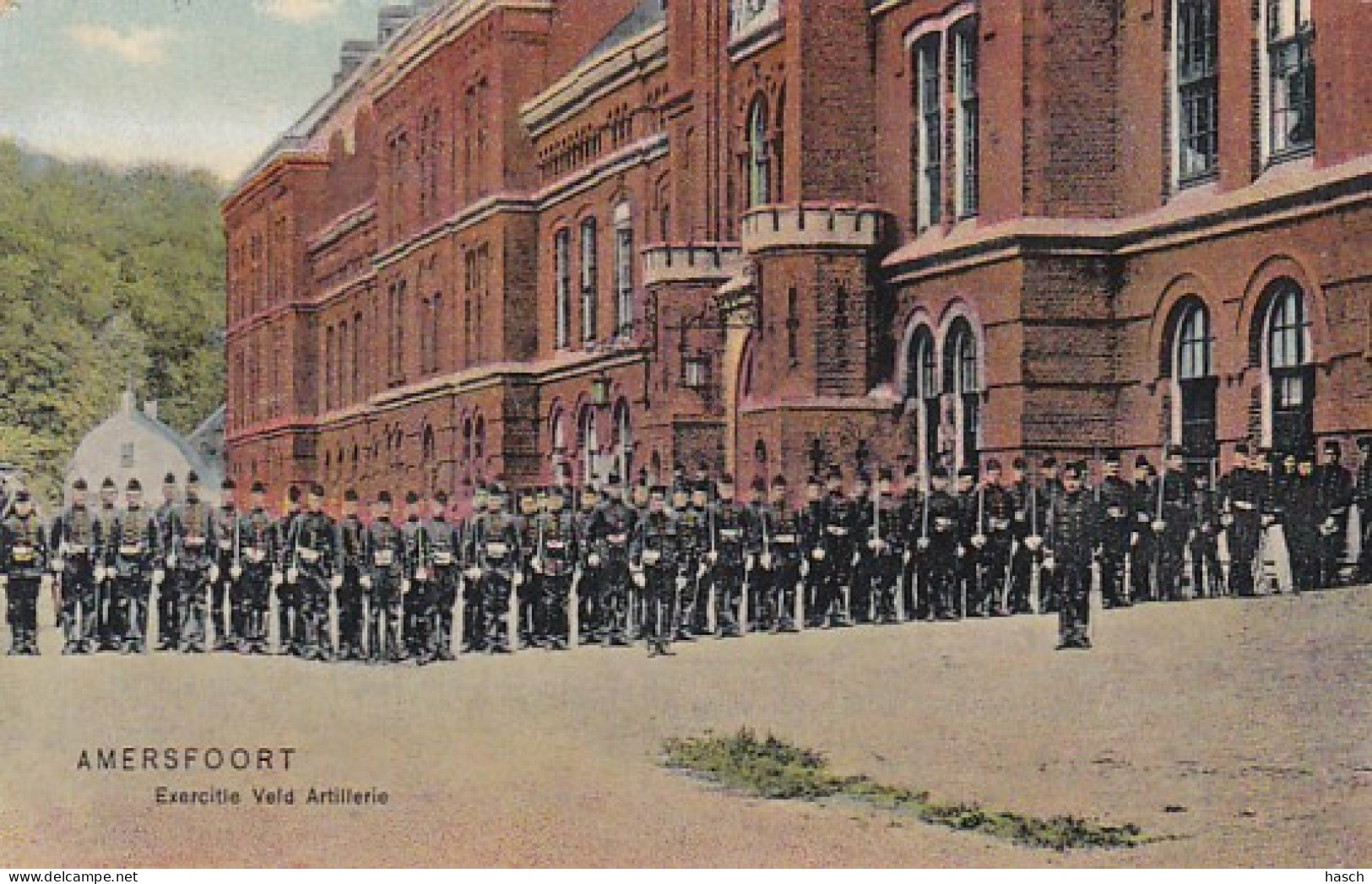 48666Amersfoort, Exercitie Veld Artillerie. 1913.  - Amersfoort