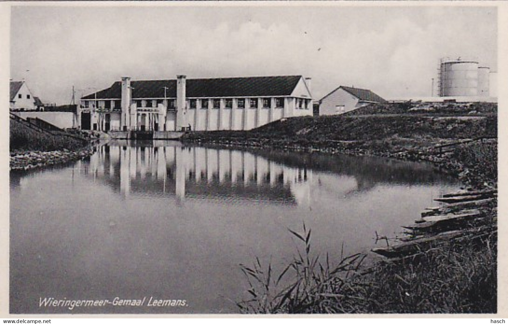 486718Wieringermeer Gemaal Leemans.   - Den Oever (& Afsluitdijk)