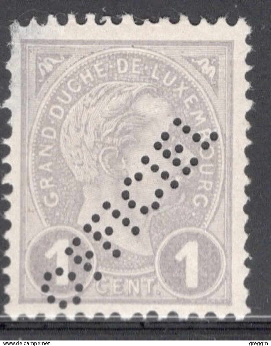 Luxembourg 1899 Single Postage Stamps Perforated "OFFICIEL"  In Mounted Mint - Oficiales