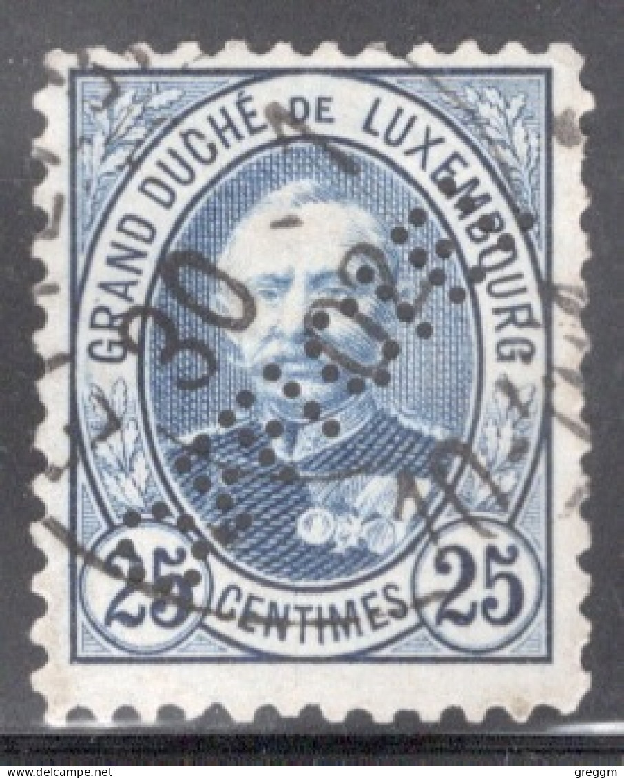 Luxembourg 1899 Single Postage Stamps Perforated "OFFICIEL"  In Fine Used - Dienst