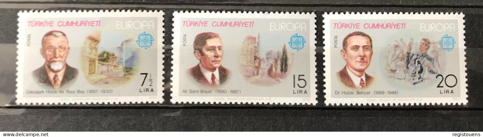 Lot De 3 Timbres Neufs** Turquie 1980 - Unused Stamps