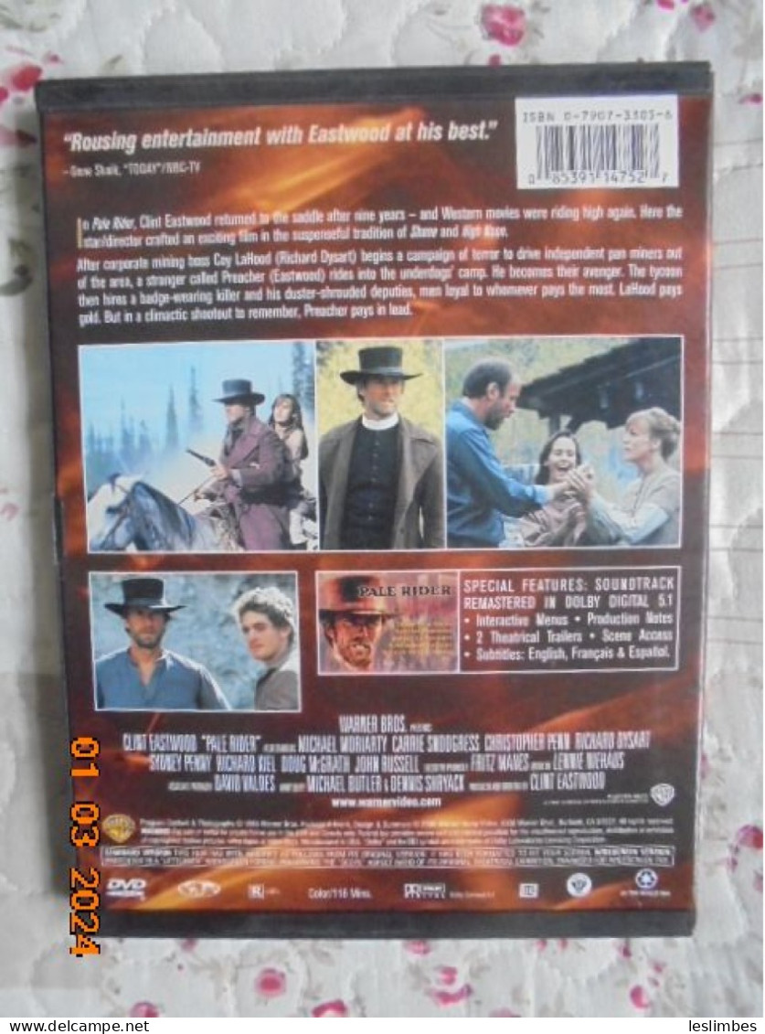 Pale Rider -  [DVD] [Region 1] [US Import] [NTSC] Clint Eastwood - Western/ Cowboy