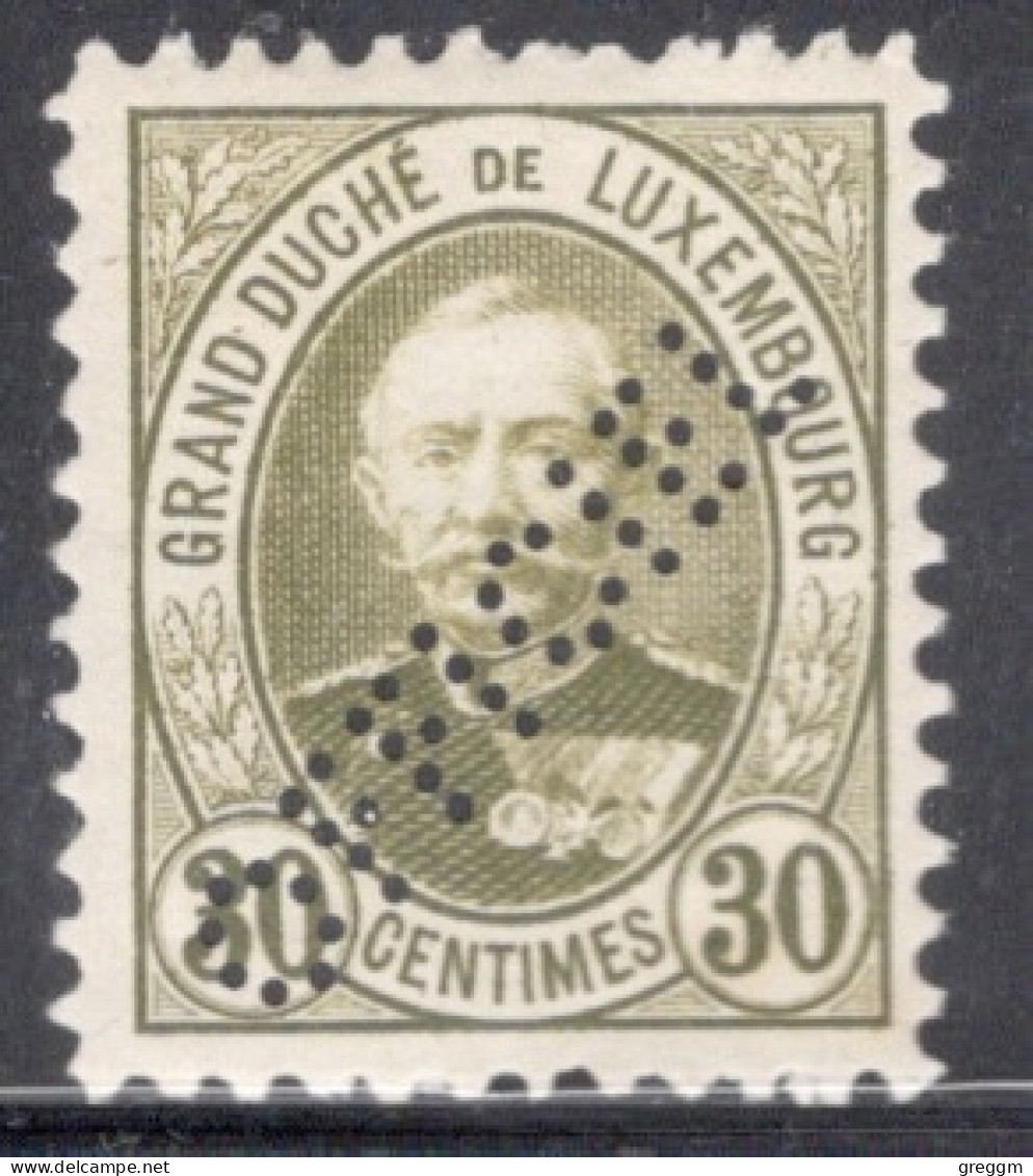 Luxembourg 1899 Single Postage Stamps Perforated "OFFICIEL"  In Unmounted Mint - Dienst