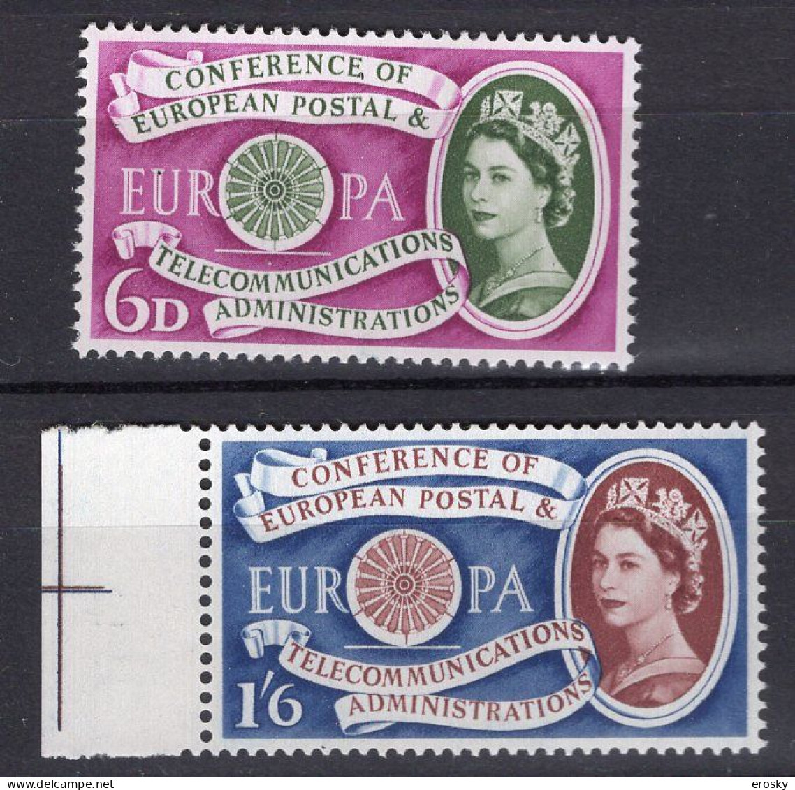 P2395 - GRANDE BRETAGNE Yv N°357/58 ** Europa - Unused Stamps