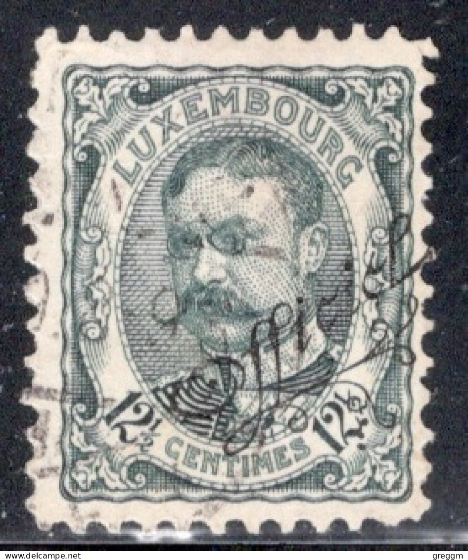 Luxembourg 1908 Single Postage Stamps Of 1906-1908 Overprinted "Officiel" In Fine Used - Service