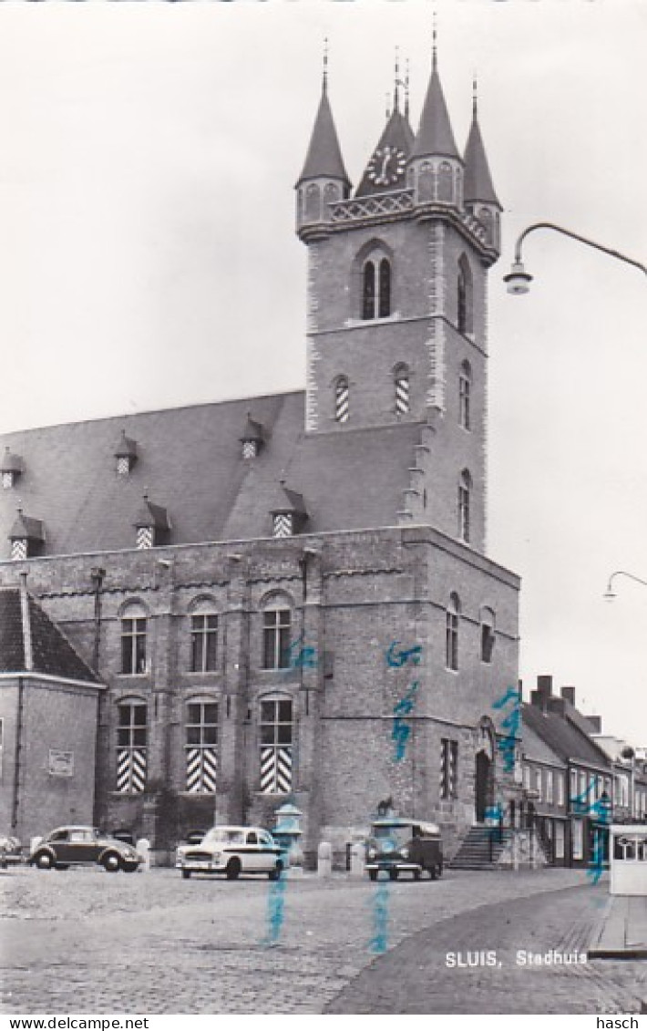 48718Sluis, Stadhuis. (FOTOKAART)  - Sluis