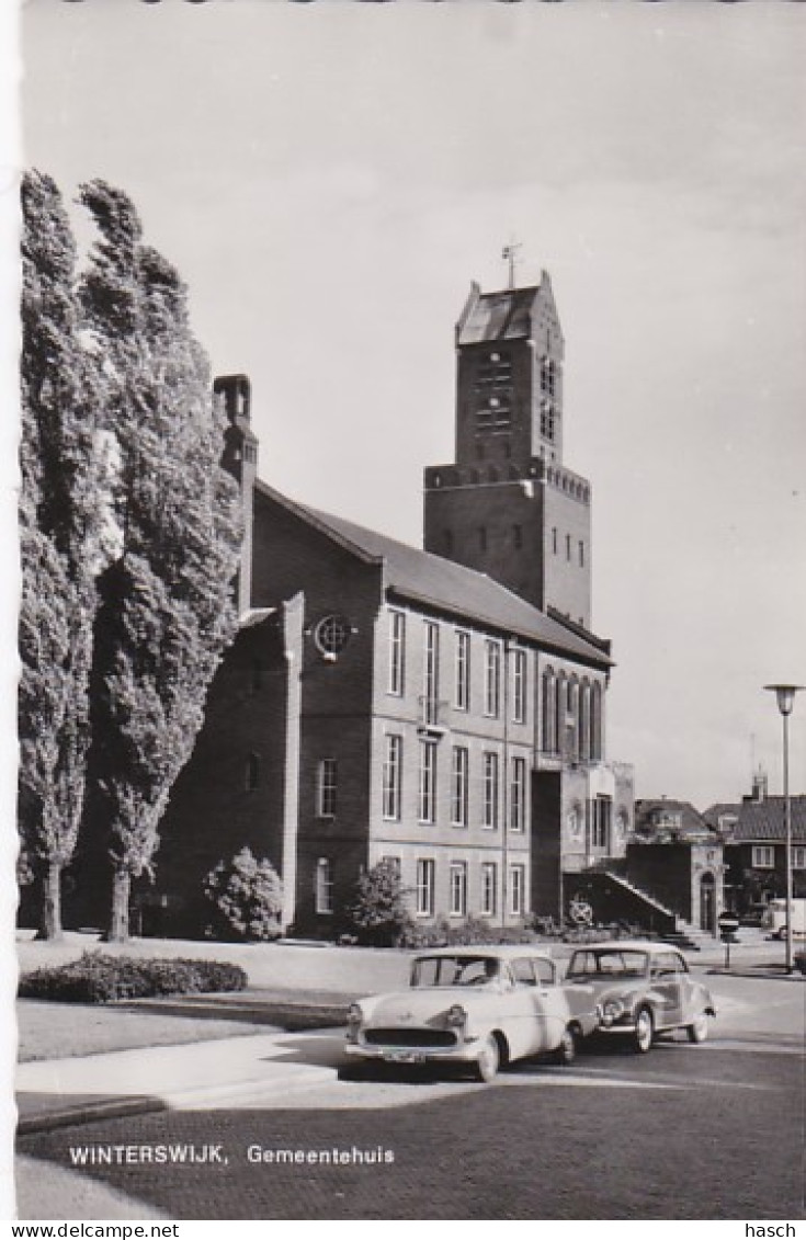 487113Winterswijk, Gemeentehuis. (FOTOKAART)  - Winterswijk