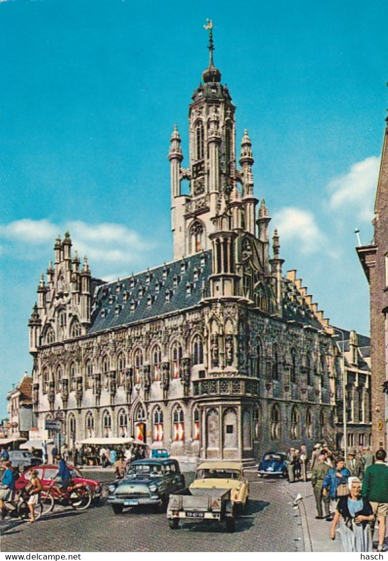 487162Middelburg, Stadhuis, Grote Markt.   - Middelburg