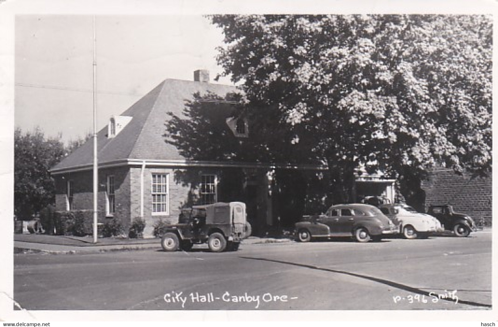 487192Oregon, City Hall Canby.(Bottom Left A Fold As Well As Top Left Edge)  - Autres & Non Classés