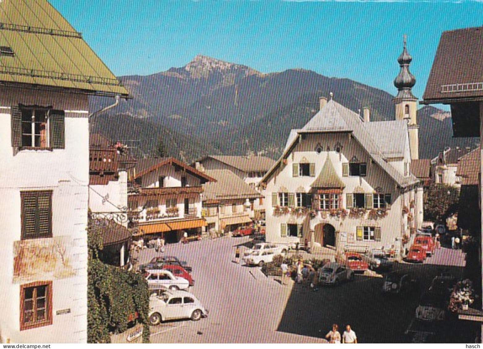 4871105St. Gilgen Am Wolfgangsee Rathaus Gegen Schafberg.(Kleine Falten In Den Ecken)  - St. Gilgen