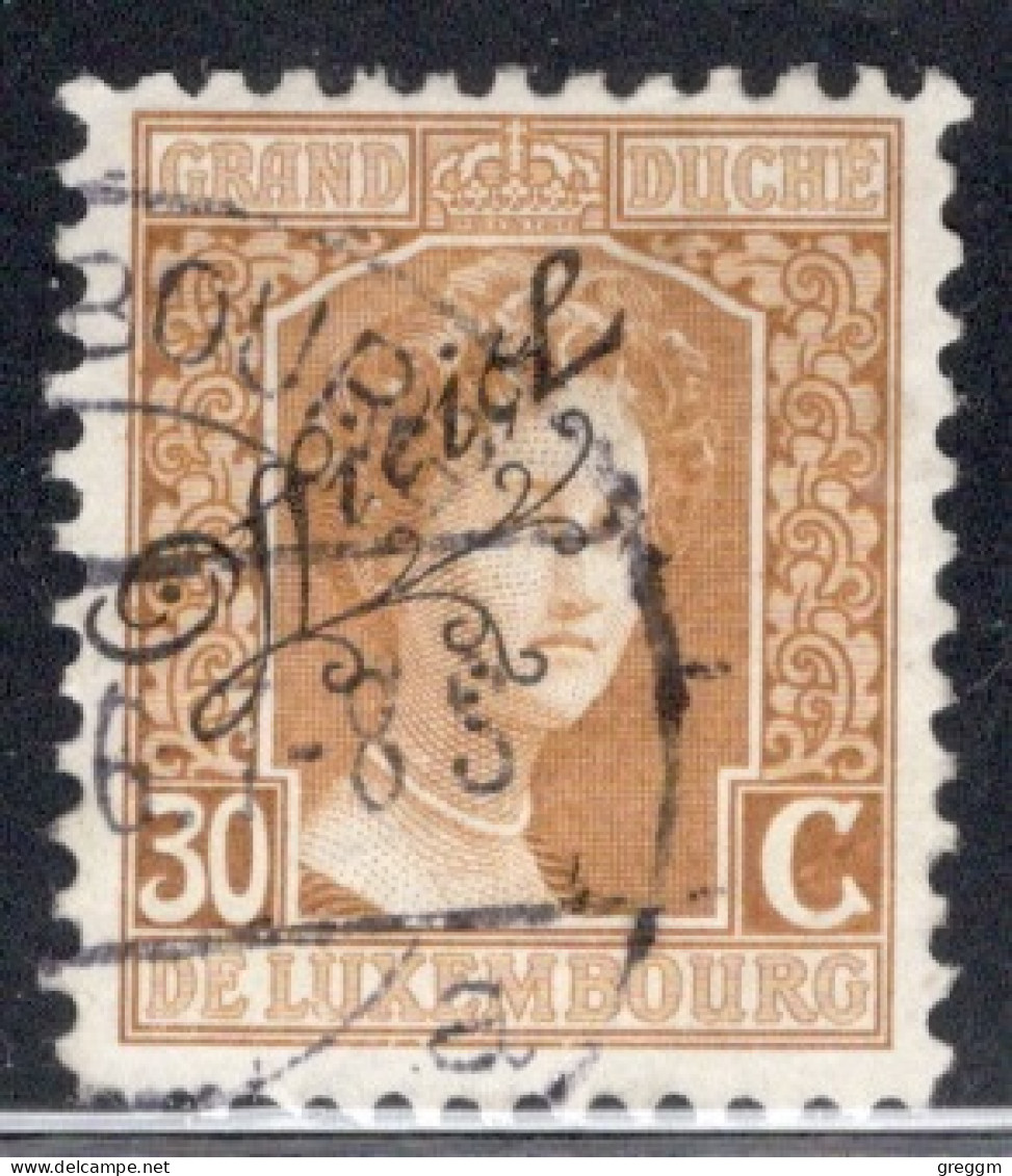 Luxembourg 1915 Single Grand Duchess Marie Adelaide - Postage Stamps Of 1914-1921 Overprinted "Officiel" In Fine Used - Servizio