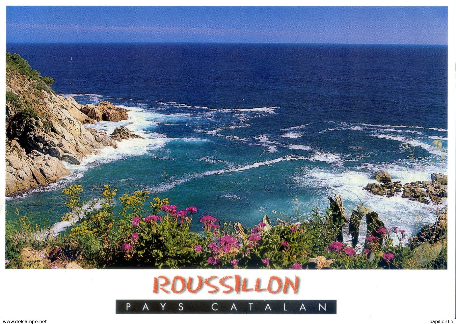 (66) ROUSSILLON  PAYS CATALAN  La Mer Méditerranée  (format 17x12 Carte Neuve ) - Roussillon