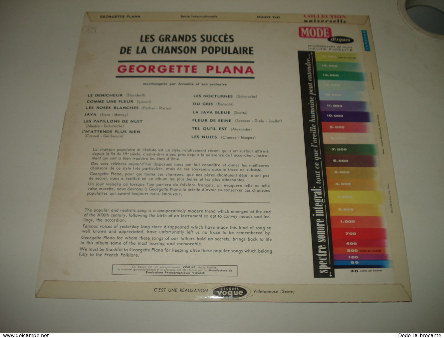 B14 / Georgette Plana Et Aimable Orchestre  – LP - MDINT 9143 - Fr  1968  NM/EX - Disco & Pop
