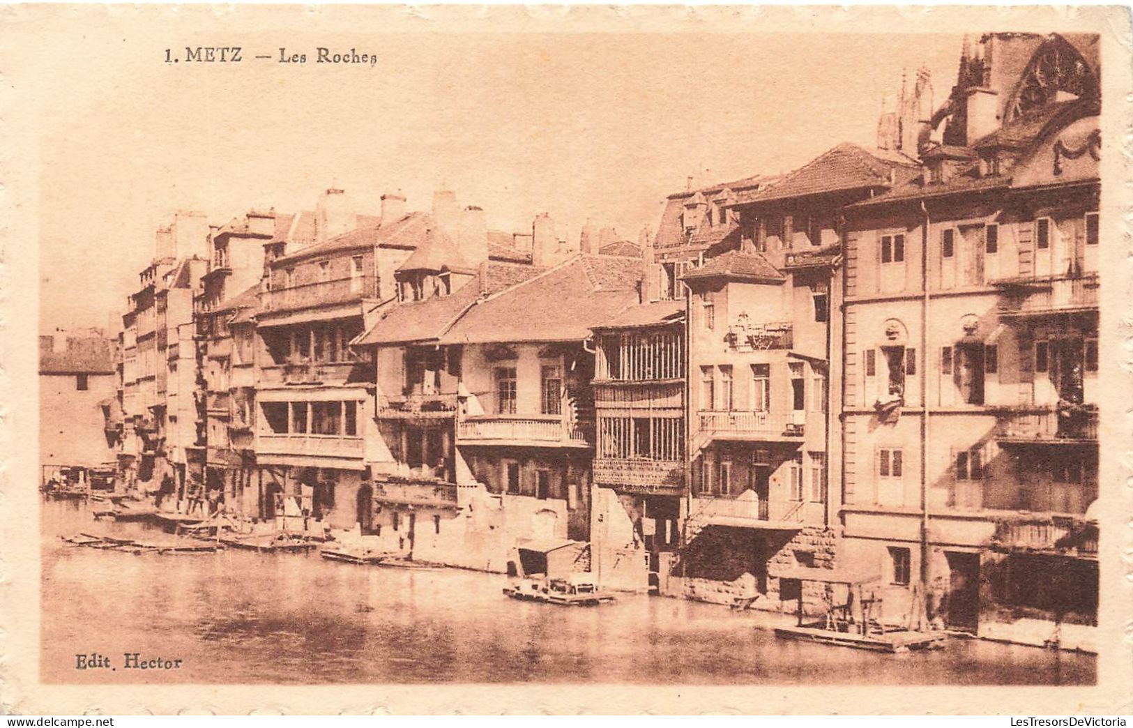 FRANCE - Metz - Vue Panoramique Sur Les Roches - Plusieurs Maisons Et Bâtiments - Carte Postale Ancienne - Metz