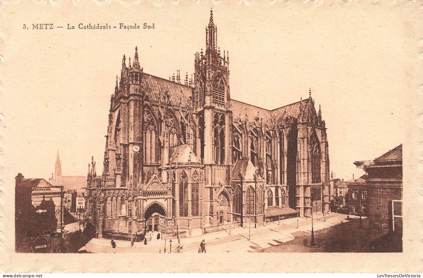 FRANCE - Metz - Vue Générale Sur La Cathédrale - Façade Sud - Carte Postale Ancienne - Metz