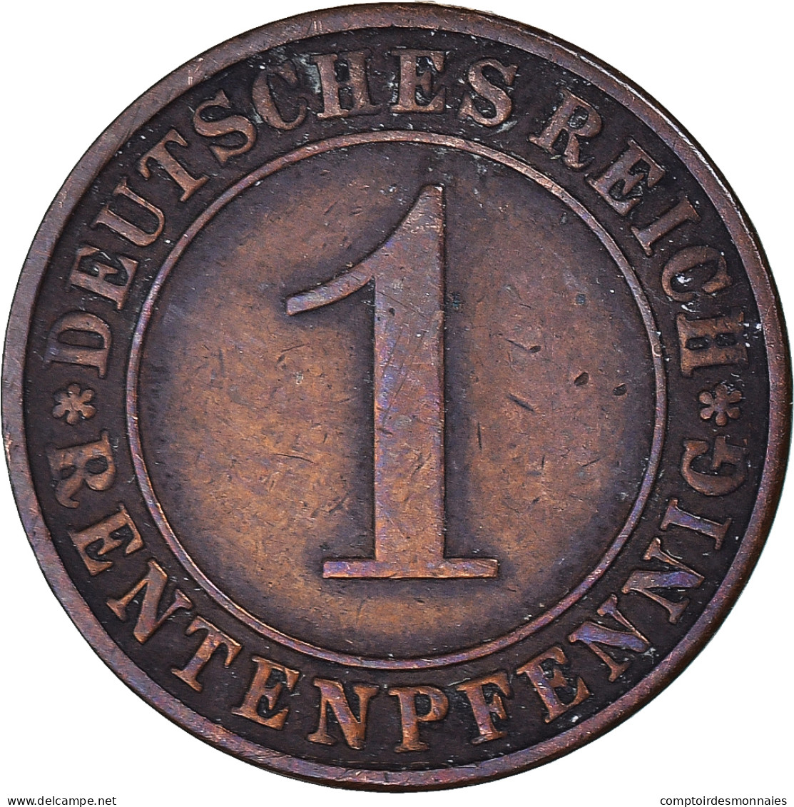 Monnaie, Allemagne, République De Weimar, Rentenpfennig, 1923 - 1 Rentenpfennig & 1 Reichspfennig