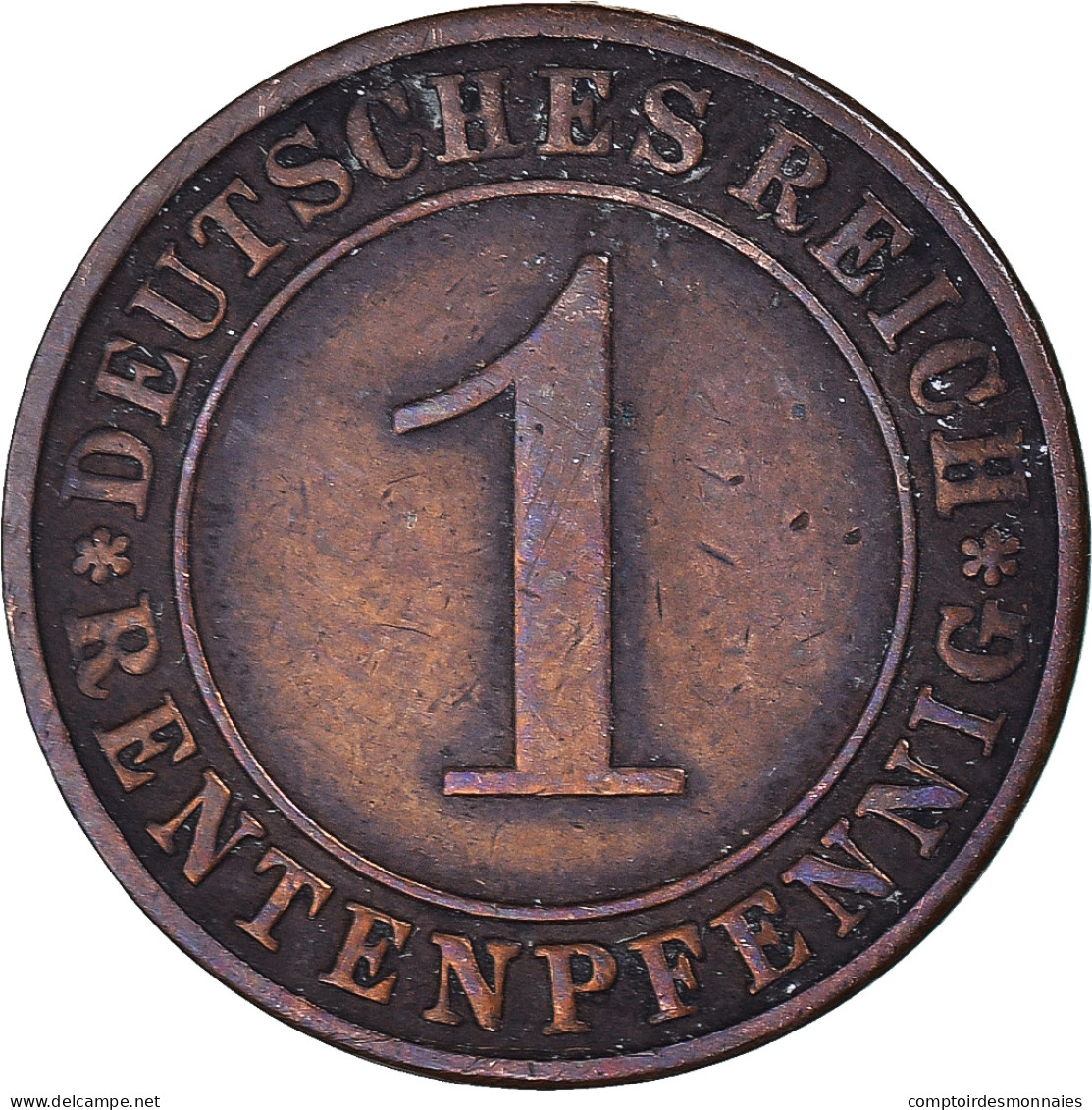 Monnaie, Allemagne, République De Weimar, Rentenpfennig, 1923 - 1 Renten- & 1 Reichspfennig