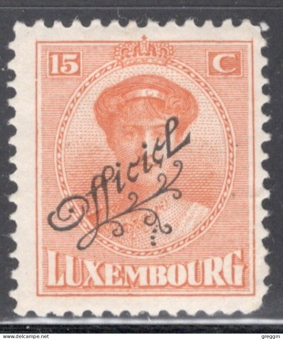 Luxembourg 1926 Single Postage Stamps Of 1925-1926 Overprinted "Officiel" In Mounted Mint - Dienstmarken