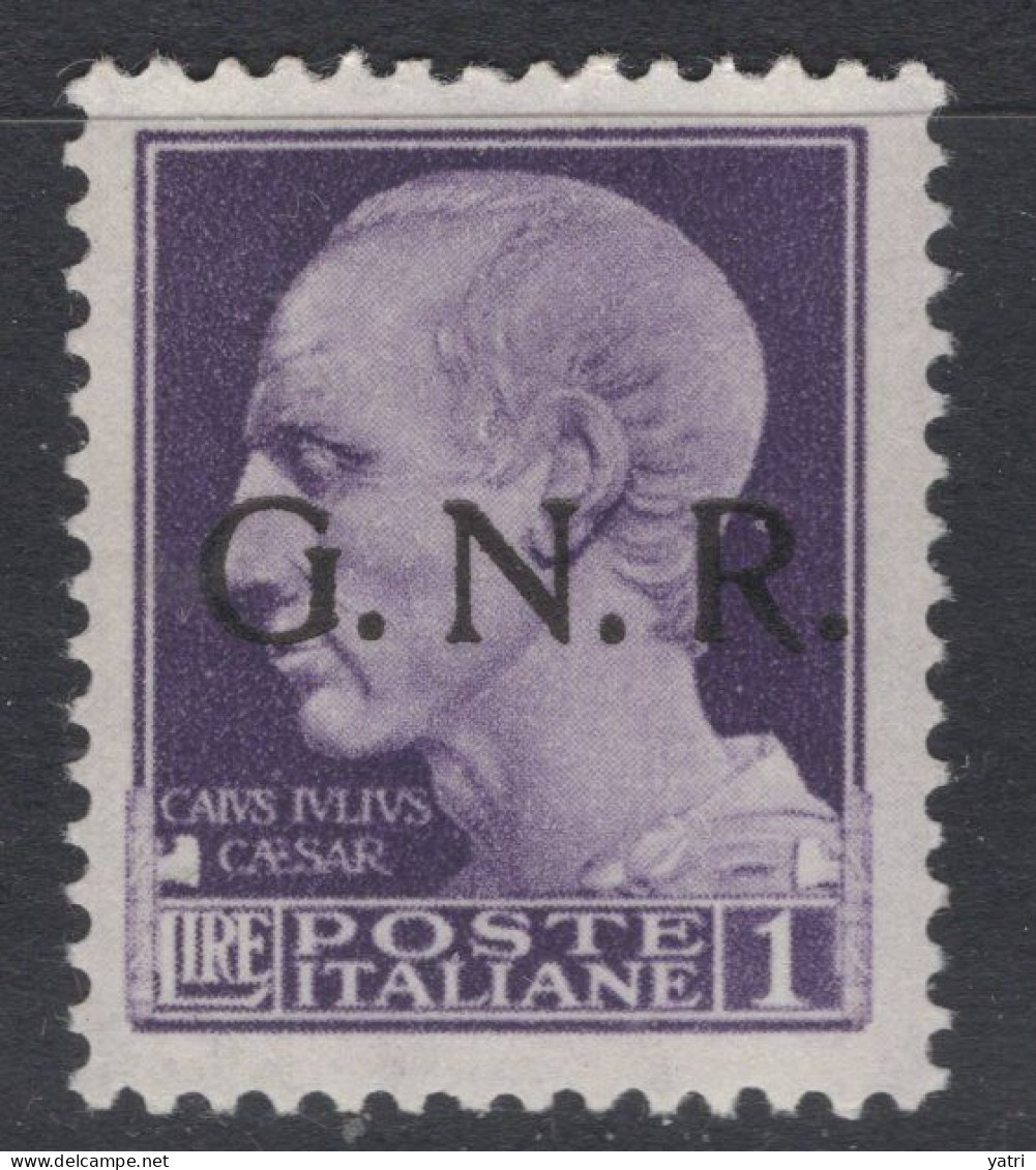 Repubblica Sociale Italiana (1944) - GNR Verona, 1 Lira ** - Nuovi