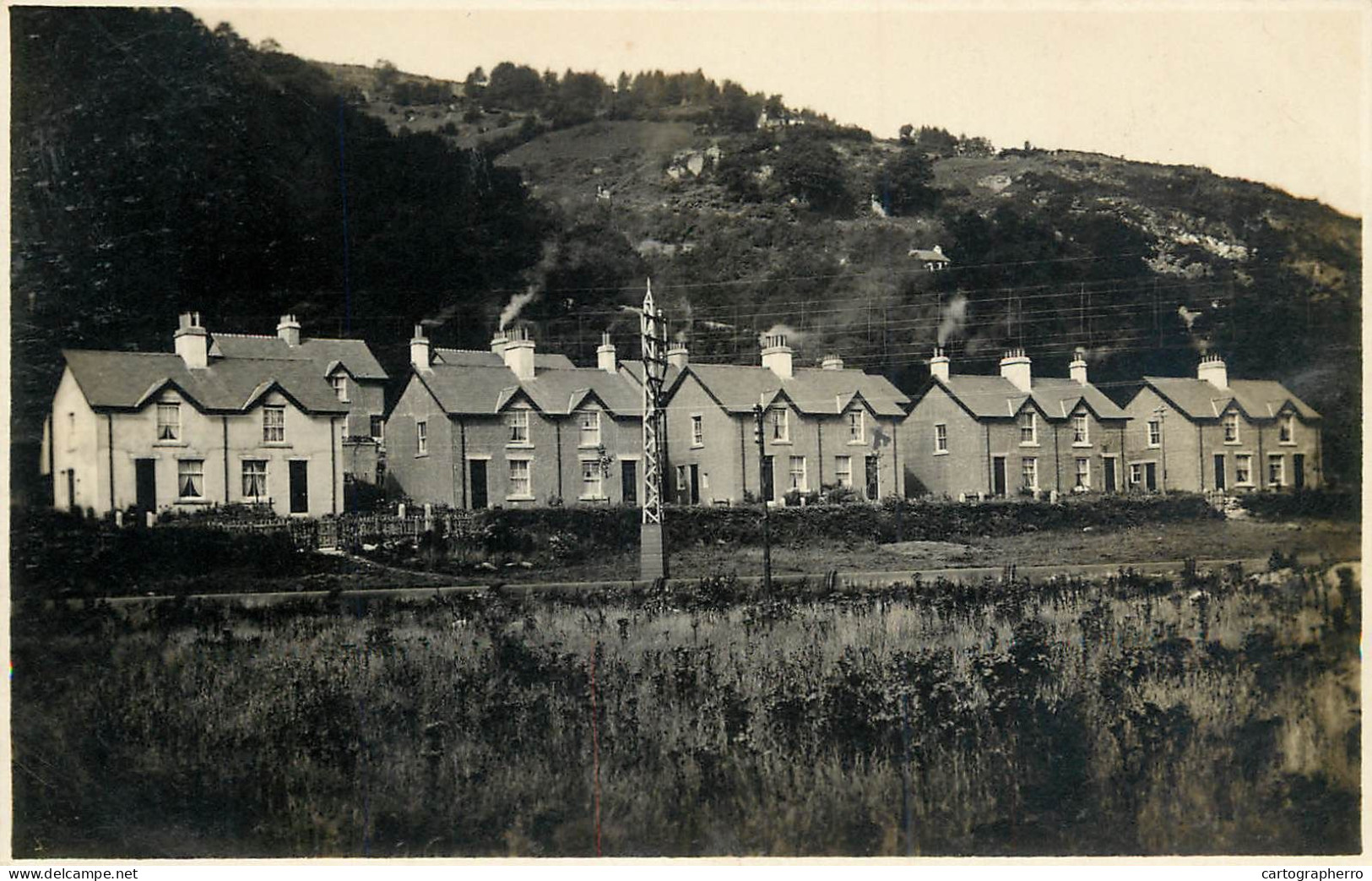 Cottages In Water Street, Abergele, Conwy County, Wales - Denbighshire