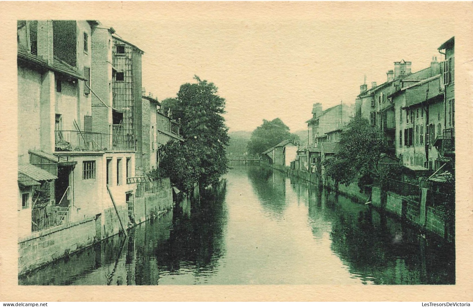 FRANCE - Epinal - Vue Sur Le Canal - D D - Des Maisons Autour - Carte Postale Ancienne - Epinal