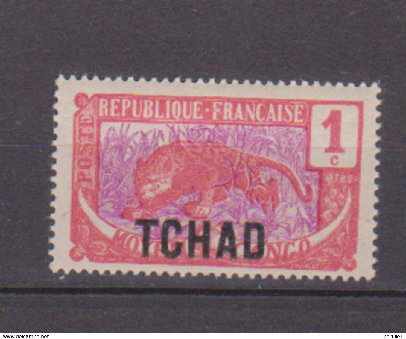 TCHAD         N° YVERT  1  NEUF SANS CHARNIERES  ( NSCH 4 ) - Unused Stamps