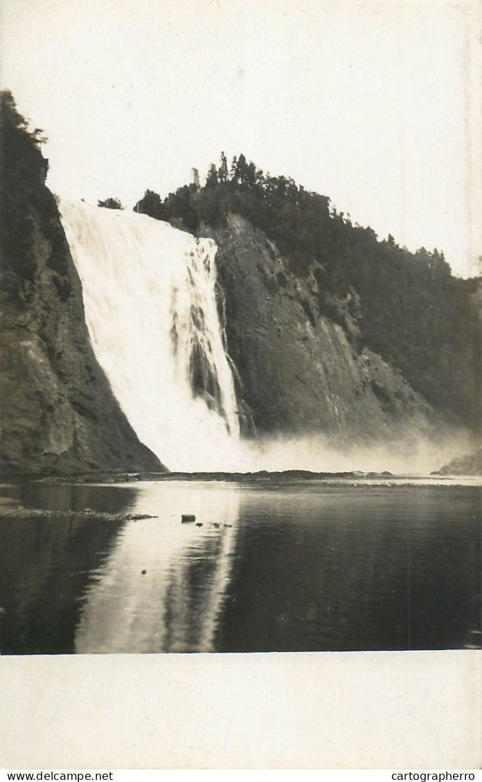 Montmorency Falls Rppc - Cataratas De Montmorency