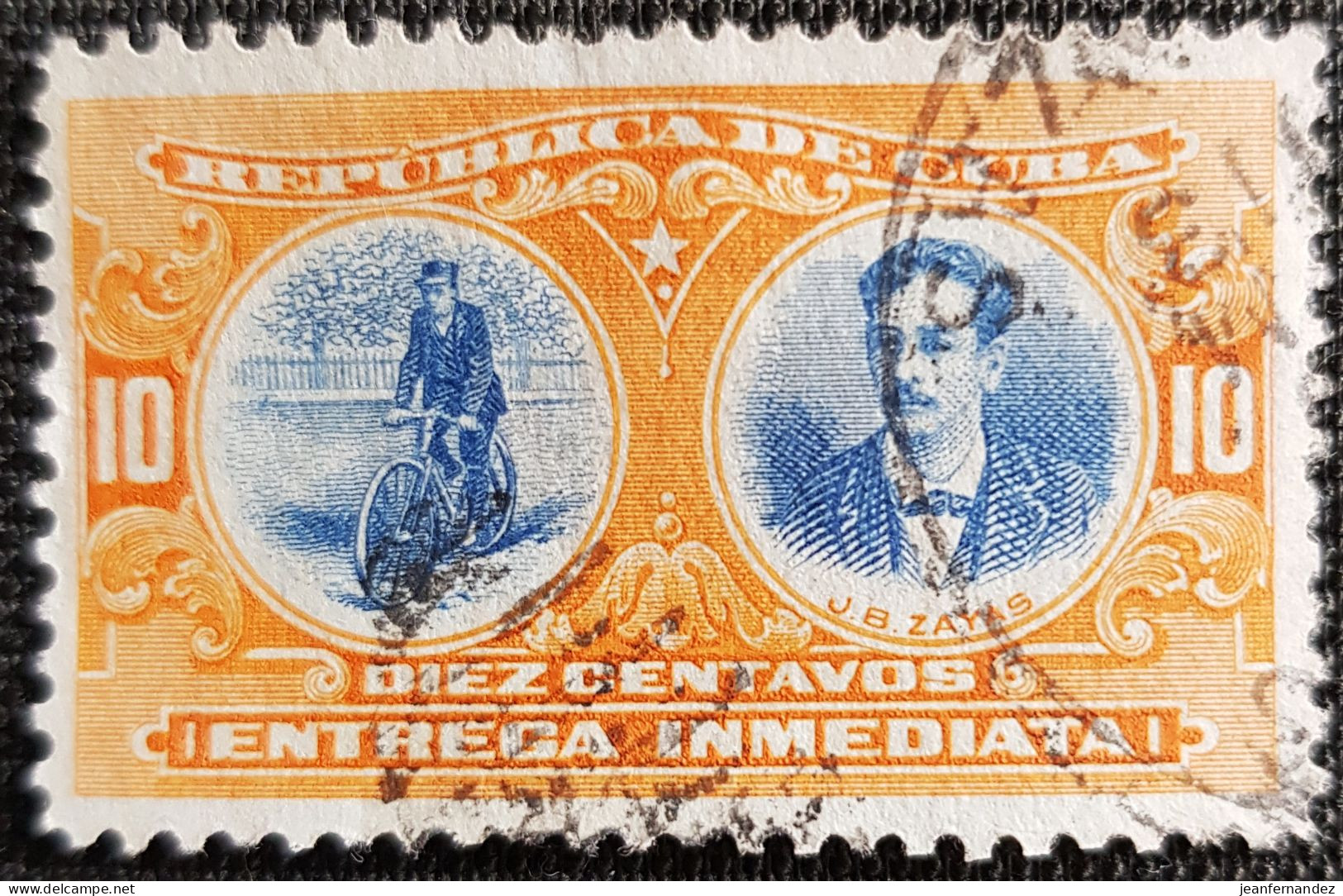 Cuba  1910 Timbre Express    Y&T N° 3 - Express Delivery Stamps