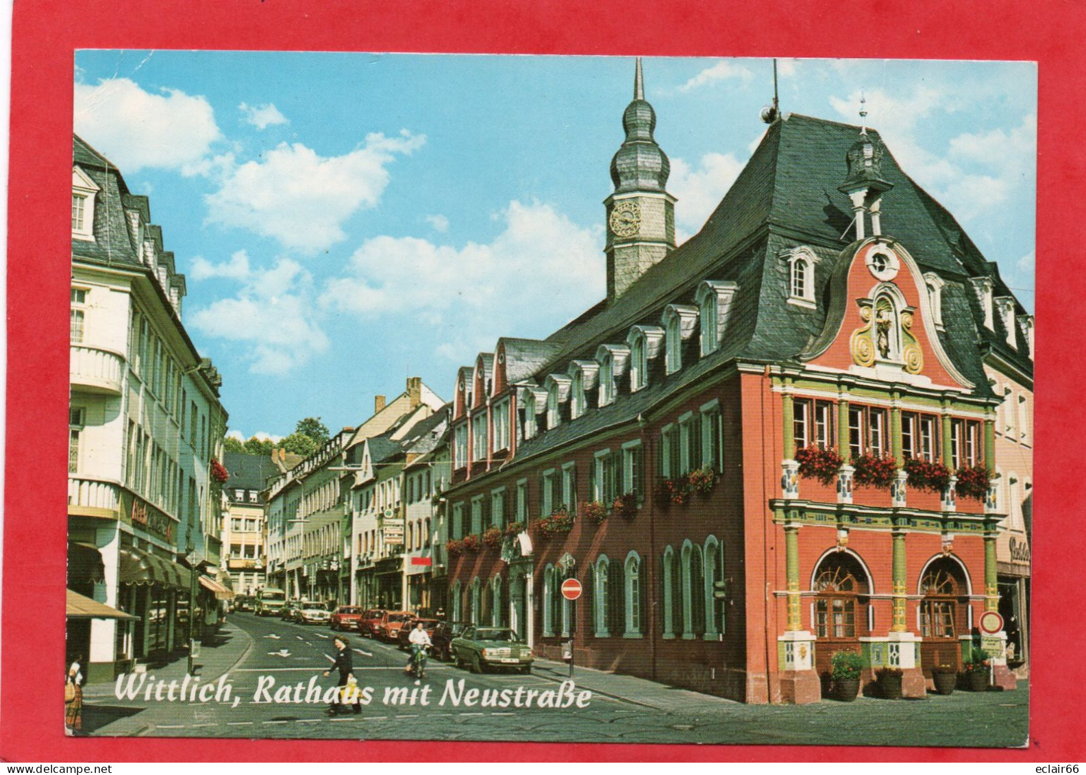 WITTLICH , Rathaus Mit NeustraBe , Witt 529    DEUTCH , Cpm - Wittlich