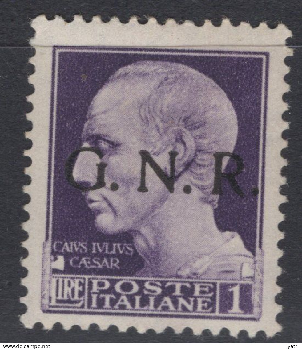 Repubblica Sociale Italiana (1944) - GNR Verona, 1 Lira ** - Neufs