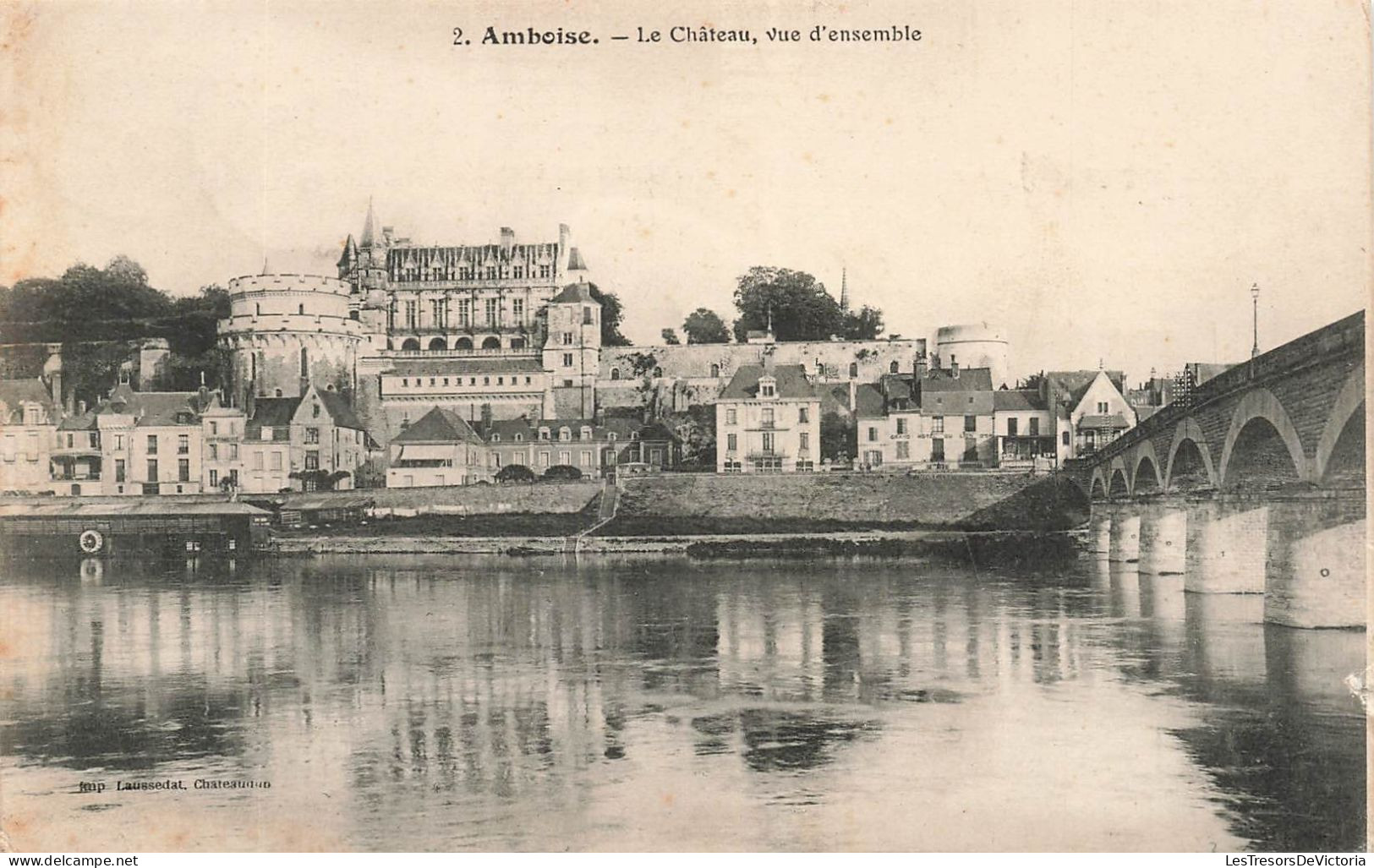 FRANCE - Amboise - Le Château - Vue D'ensemble - Carte Postale Ancienne - Amboise