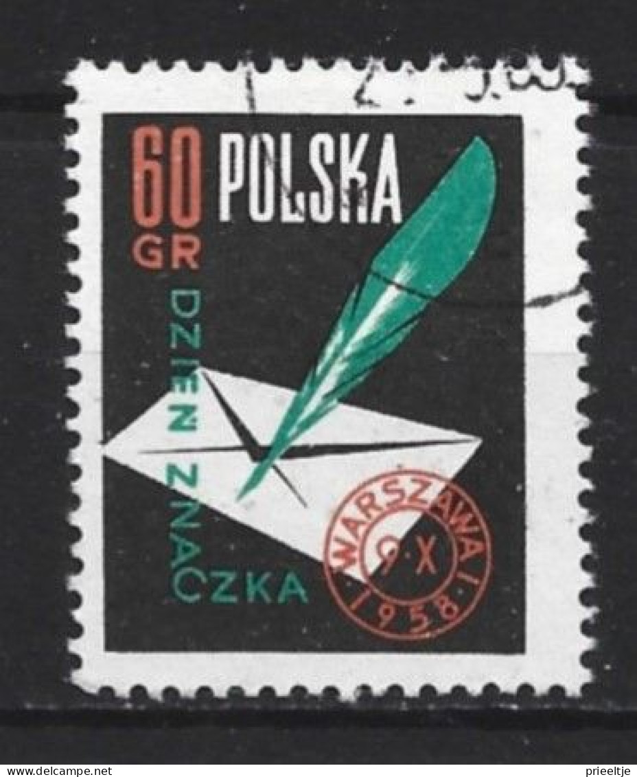 Poland 1958  Stamp Day Y.T. 940 (0) - Gebraucht