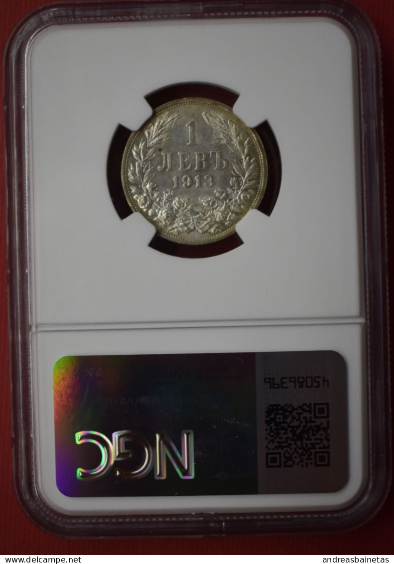 Coins Bulgaria 1 Lev 1913  - Ferdinand I NGC 62 KM# 31 - Bulgarien