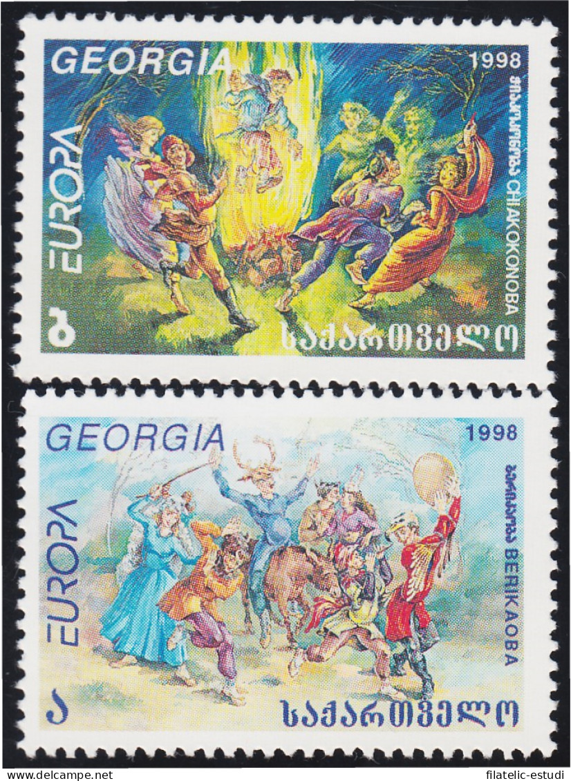 Georgia 221/22 1998 Europa Festivales Nacionales  MNH - Géorgie