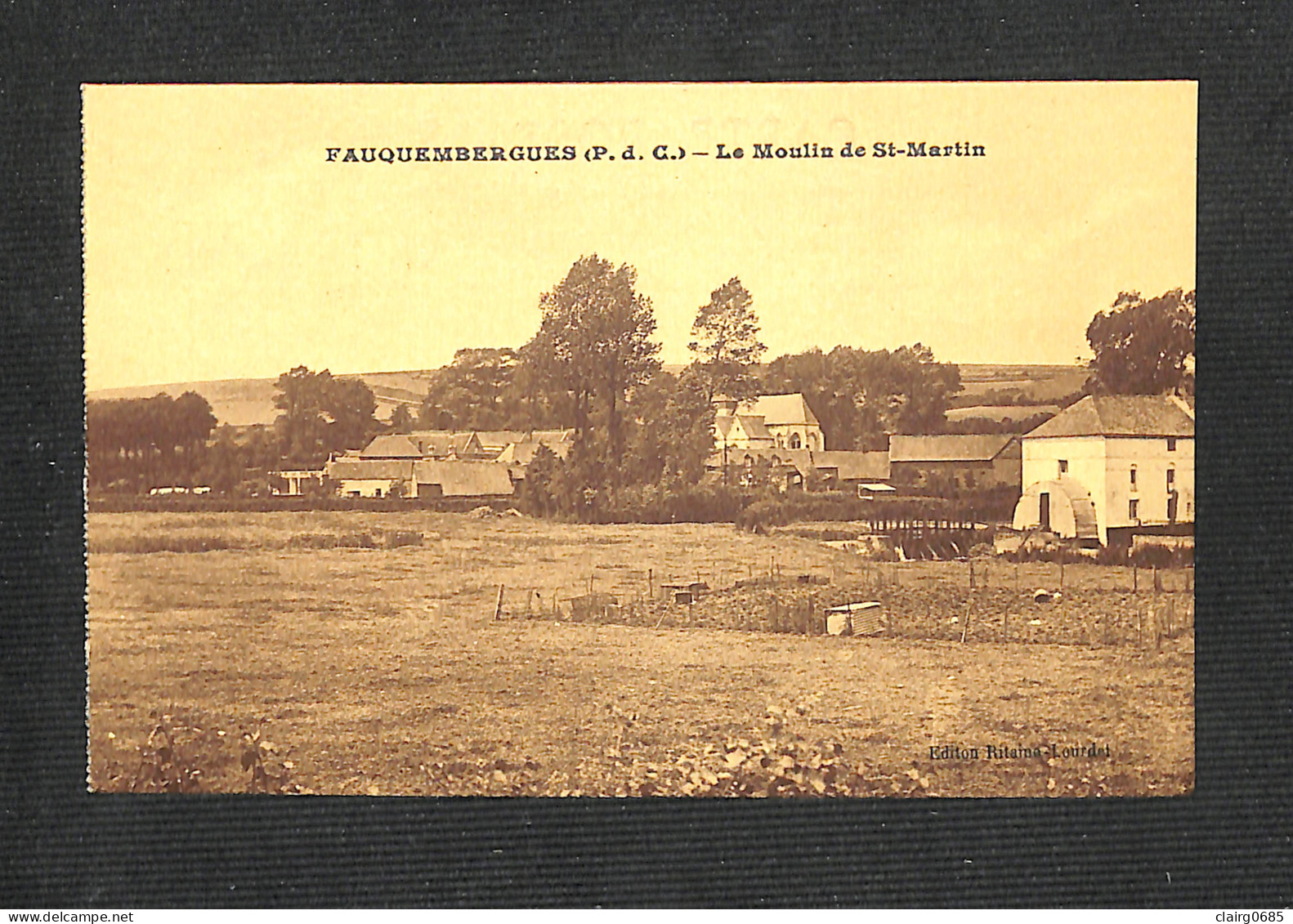 62 - FAUQUEMBERGUES - Le Moulin De Saint-Martin - TBE - Fauquembergues