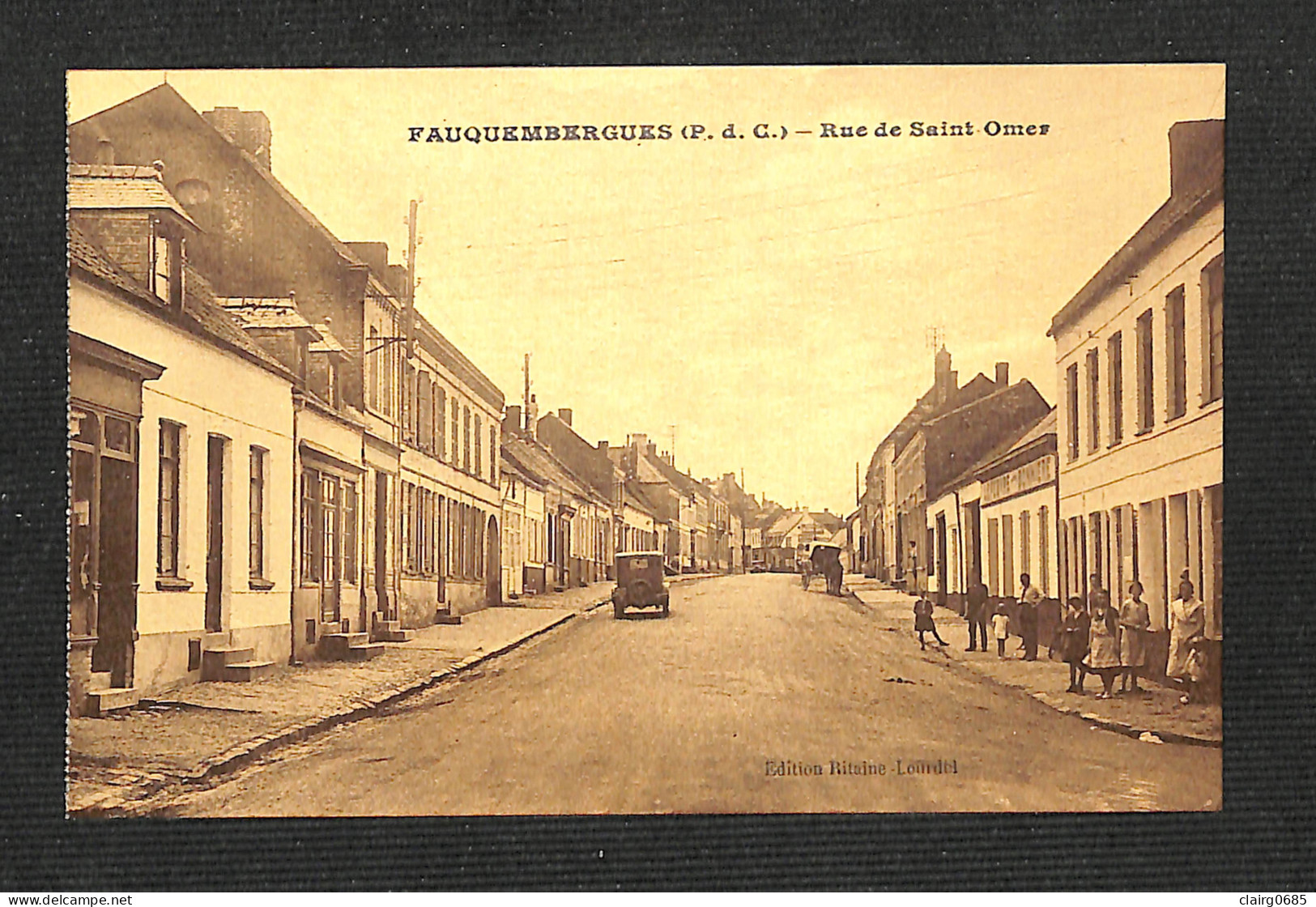 62 - FAUQUEMBERGUES - Rue De Saint-Omer - TBE - Fauquembergues