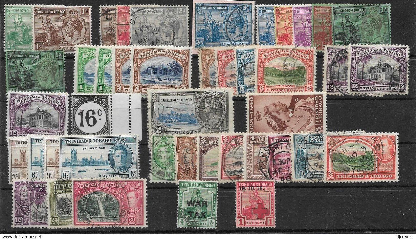 Trinidad & Tobago Nice Selection 1915/40 ,int And Used - Trinidad & Tobago (...-1961)