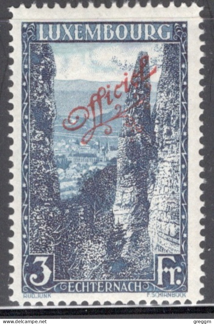 Luxembourg 1934 Single Postage Stamps Of 1921-1923 Overprinted "Officiel" In Unmounted Mint - Oficiales