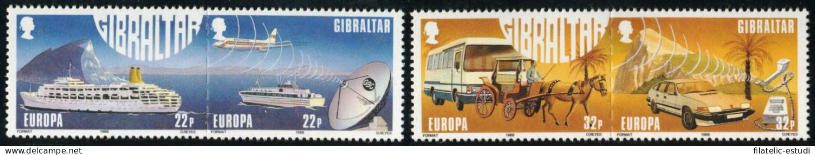 TRA2  Gibraltar  Nº 555/58  1988  MNH - Gibraltar