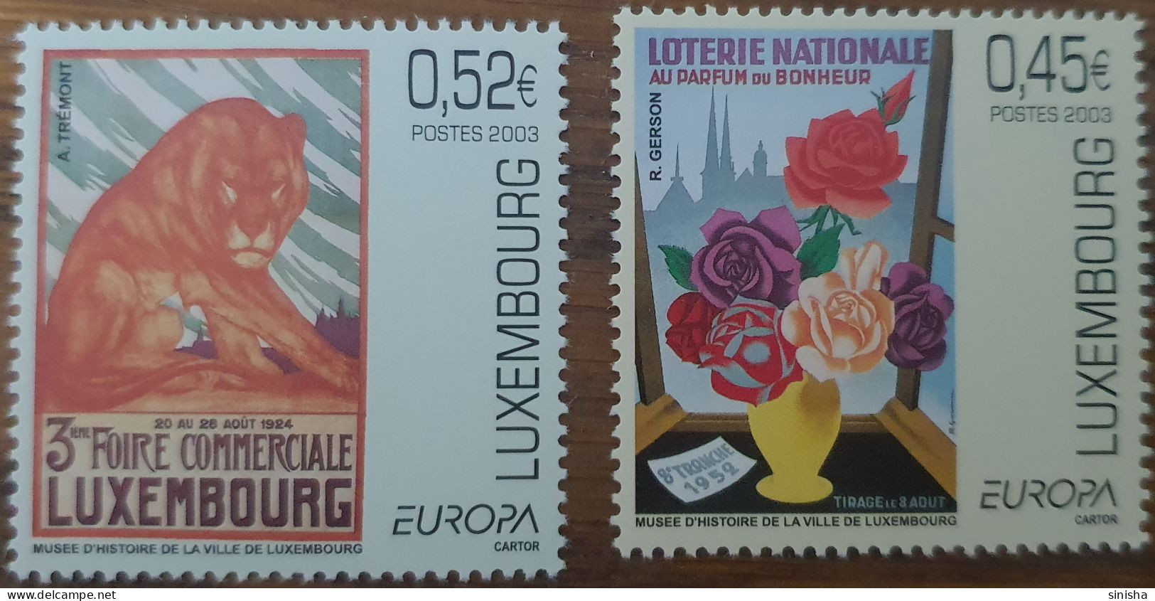 Luxembourg / Europa 2003 - Postzegelboekjes