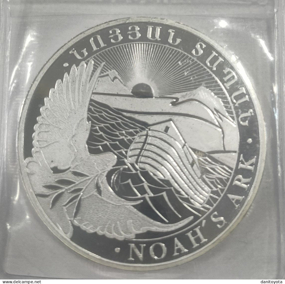 ARMENIA. AÑO 2023. 1 ONZA PLATA PURA. ARCA DE NOE. PESO 31,10 GR.  REF A/F - Armenië