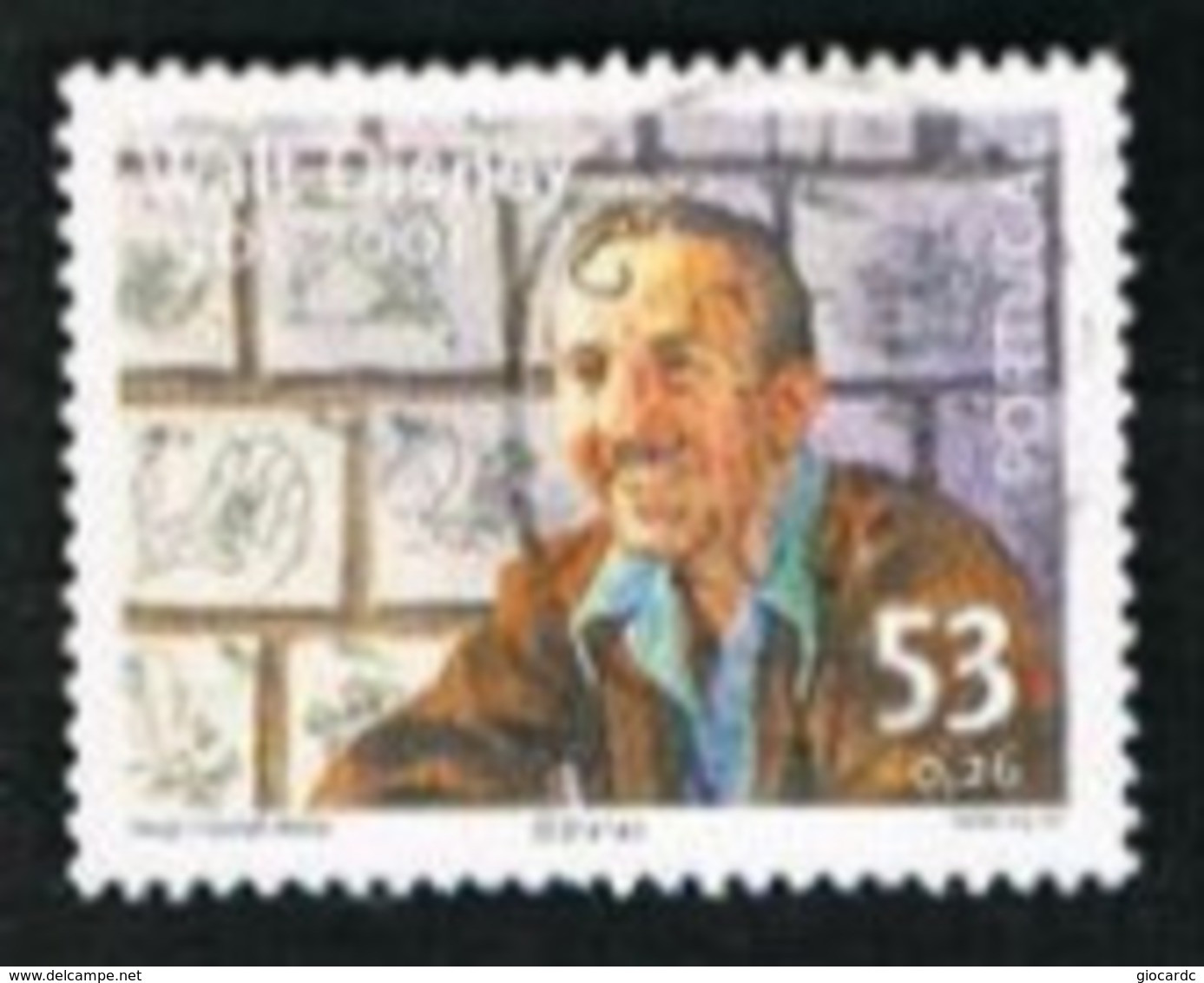 PORTOGALLO (PORTUGAL)  -  SG 2887  -  2001 WALT  DISNEY, FILM PRODUCTOR   -     USED° - Gebruikt