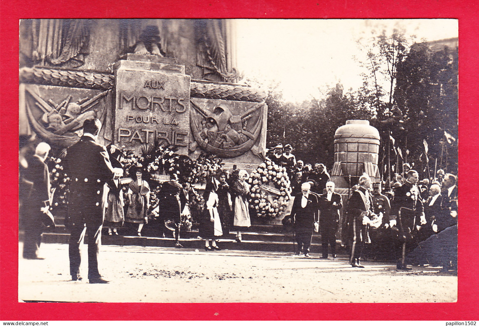 F-75-Paris-900D04 Carte Photo, L'apothéose Des Poilus Vainqueurs, Fêtes De La Victoire 14 Juillet 1919, Le Défilé - Statues