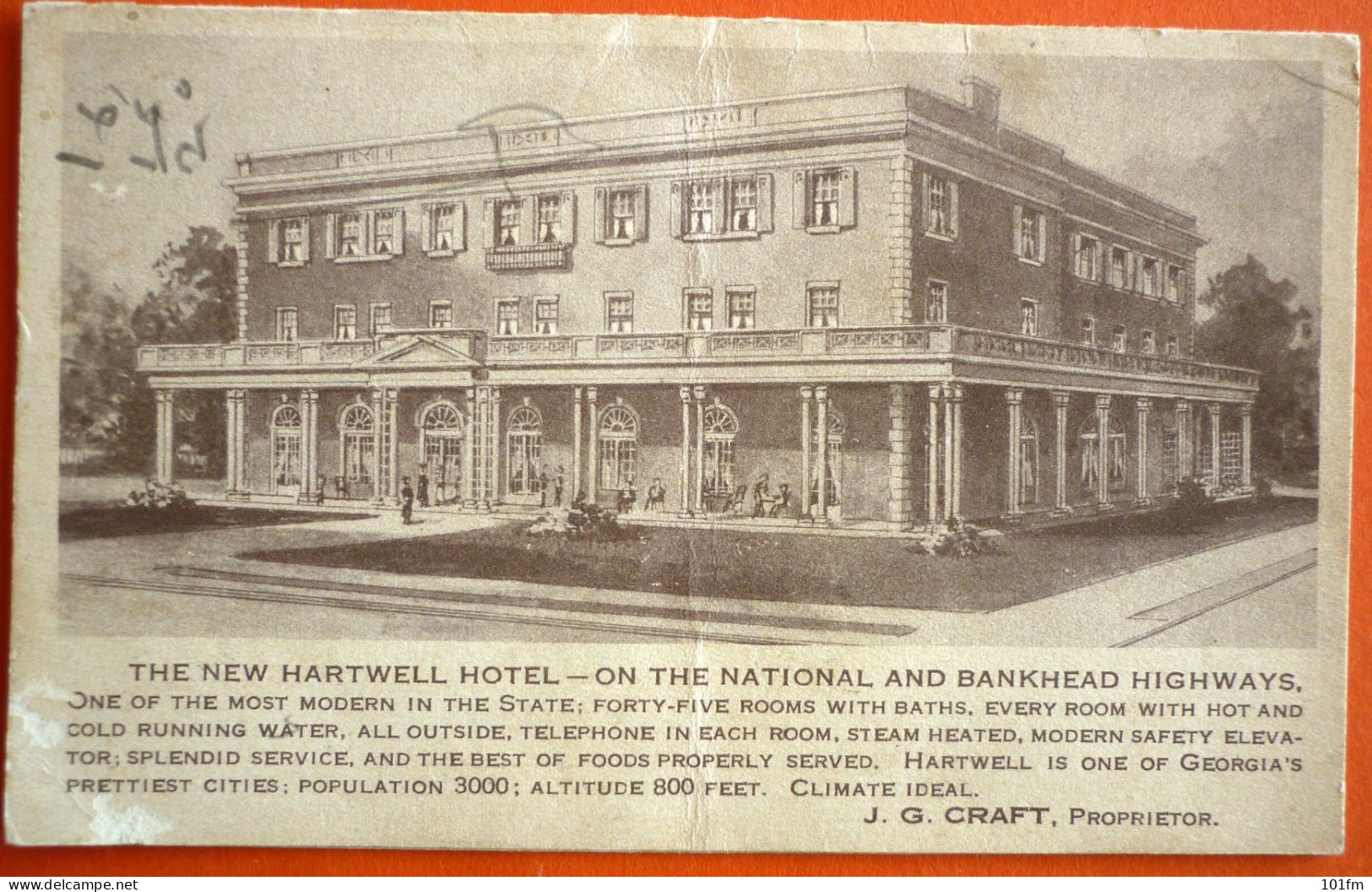 USA - THE NEW HARTWELL HOTEL - ON THE NATIONAL AND BANKHEAD HIGHWAYS - Andere & Zonder Classificatie