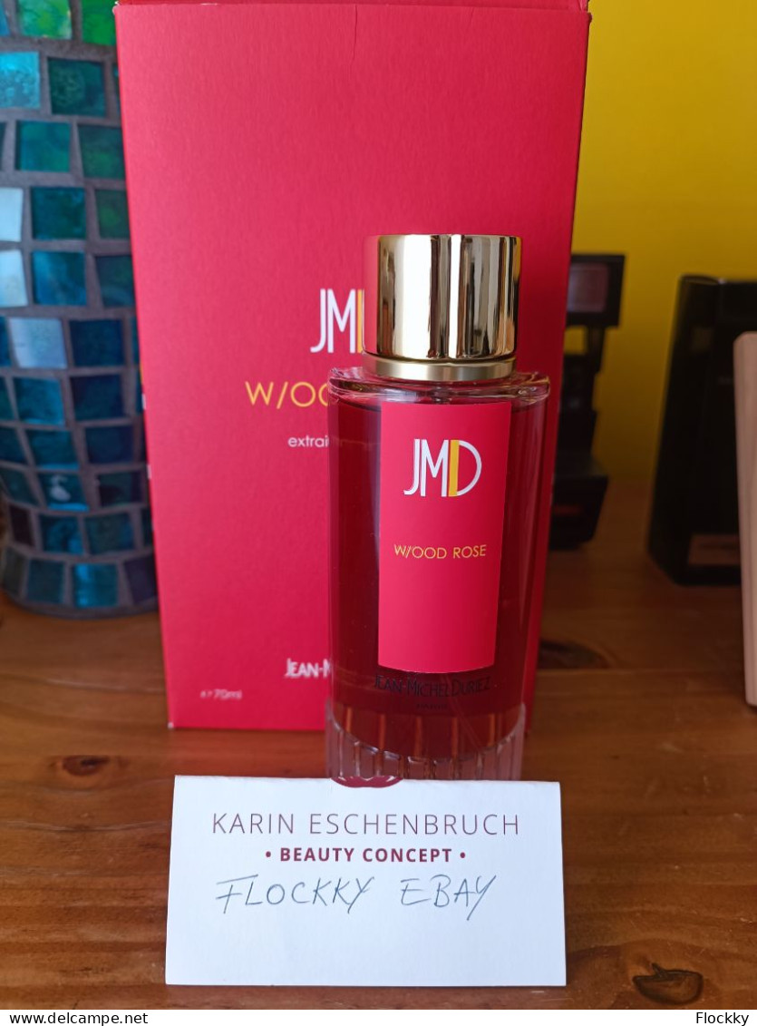 Jean Michel Duriez W/OOD Rose Extrait De Parfum 70ml Rare Discontinued - Donna