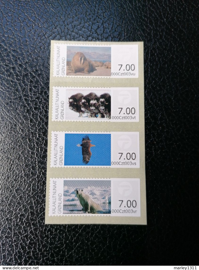 Groenland (2011)  STAMPS Distributeur YT N °5/8 - Neufs