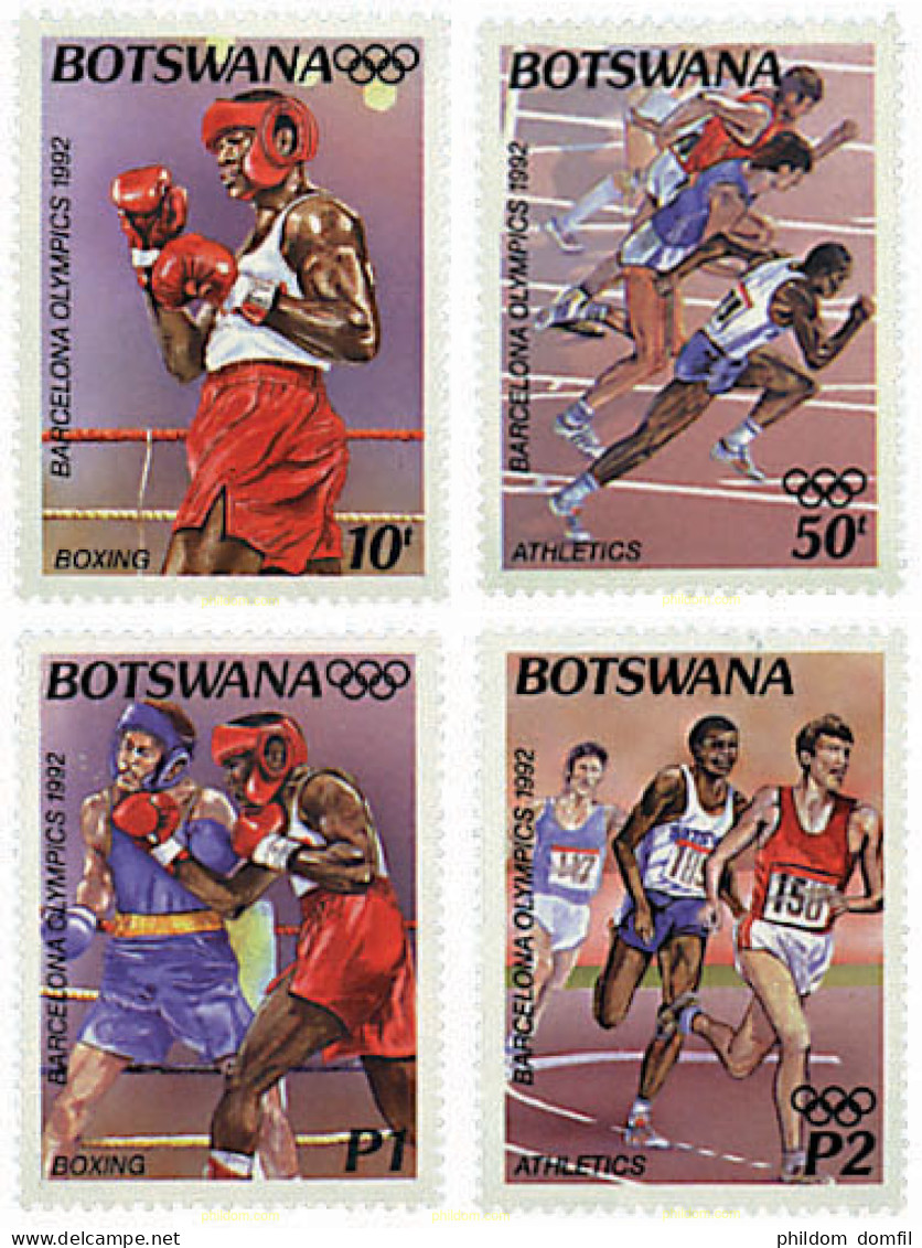 72801 MNH BOTSWANA 1992 25 JUEGOS OLIMPICOS VERANO BARCELONA 1992 - Botswana (1966-...)